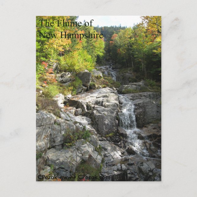 Carte Postale Le Flume du New Hampshire (Devant)