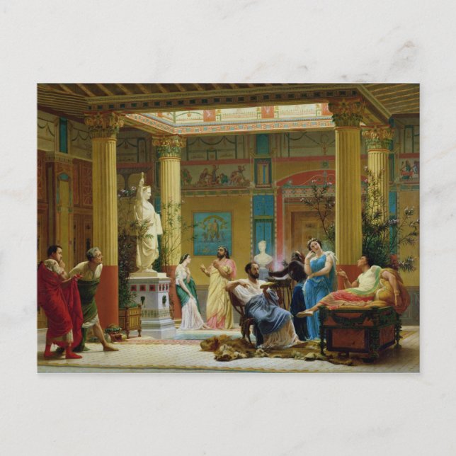 Carte Postale Le Fluteplayer et la femme des Diomedes (Devant)