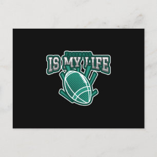 Carte Postale Le football est ma vie