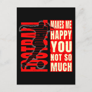 Carte Postale Le Football Me Rend Heureux Que Tu Ne Sois Pas Tan