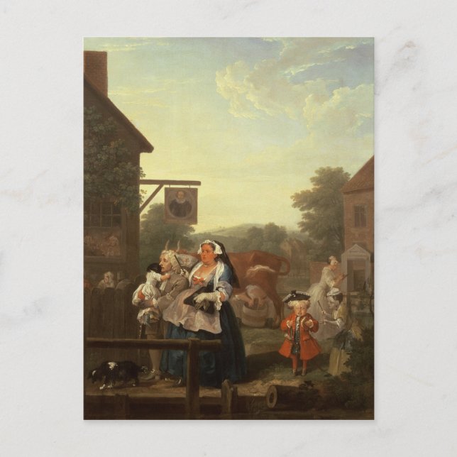 Carte Postale Le Four Times of Day : Soirée, 1736 (Devant)