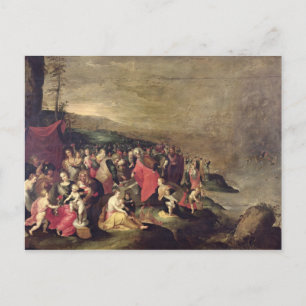 Carte Postale Le franchissement de la mer Rouge