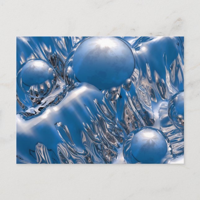 Carte Postale Le froid comme la glace (Devant)