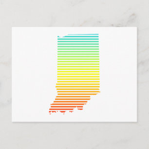 Carte Postale le froid de l'Indiana se fanent