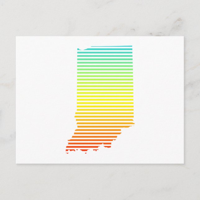 Carte Postale le froid de l'Indiana se fanent (Devant)
