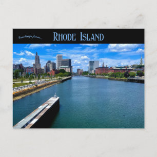 Carte Postale Le front de mer de Providence Rhode Island