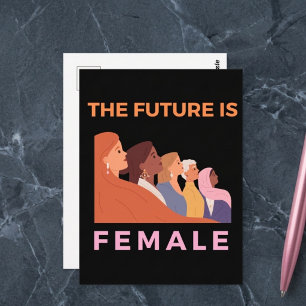 Carte Postale Le Futur Est Féminin