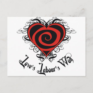Carte Postale Le gagnant du travail de l'amour