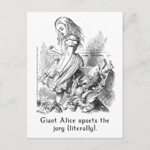 Carte Postale Le géant Alice bouleverse le jury (littéralement)