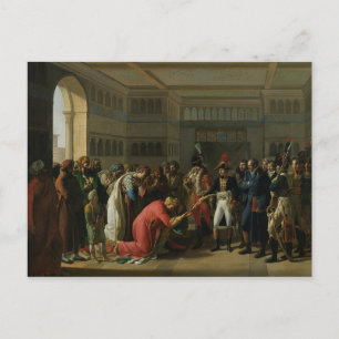 Carte Postale Le général Bonaparte donne une épée à