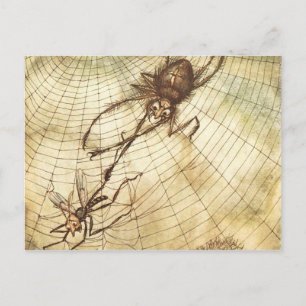 Carte Postale Le Gnat et le Lion