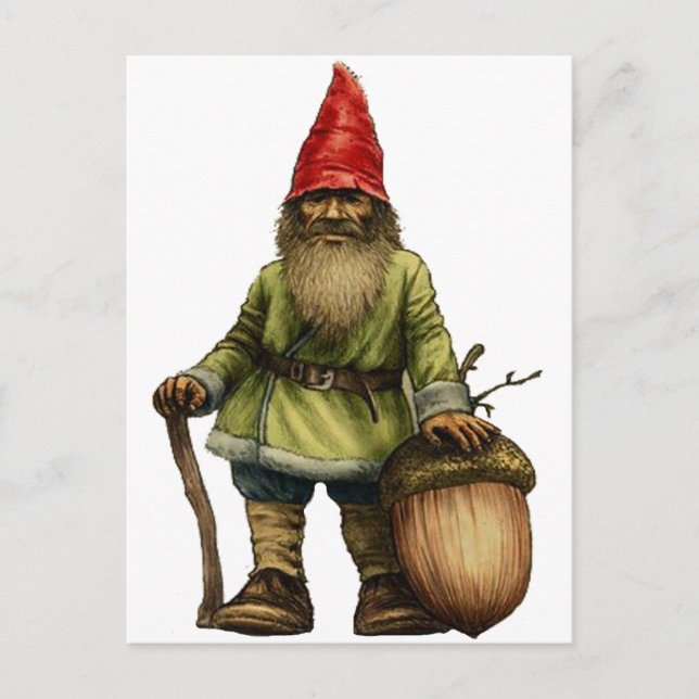 CARTE POSTALE LE GNOME FORESTIER (Devant)