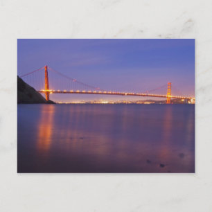 Carte Postale Le Golden Gate Bridge au crépuscule depuis Kirby C
