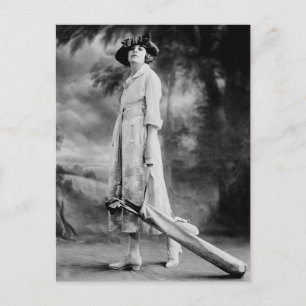 Carte Postale Le golf dans le style, années 1920