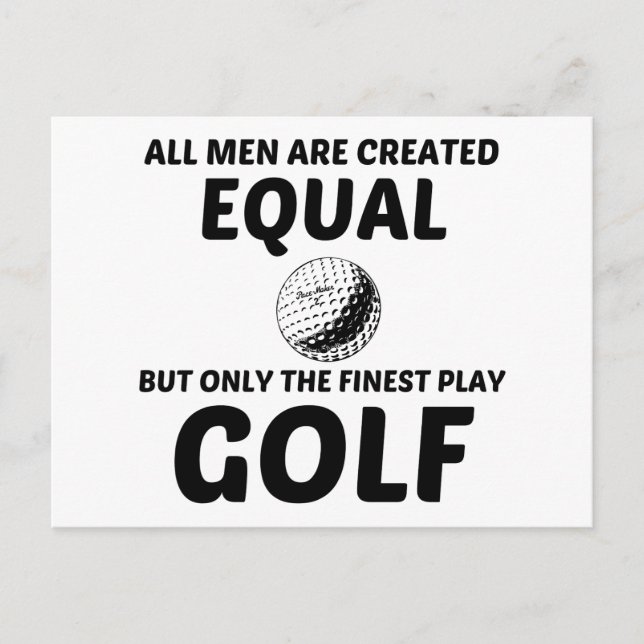 CARTE POSTALE LE GOLF DE JEU DE FIN EQUAL (Devant)