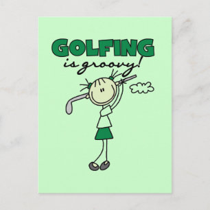 Carte Postale Le golf est des T-shirts et cadeaux Groovy