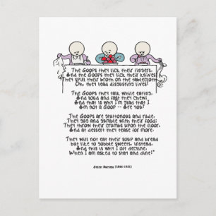 Carte Postale Le Goops ils lèchent leurs doigts
