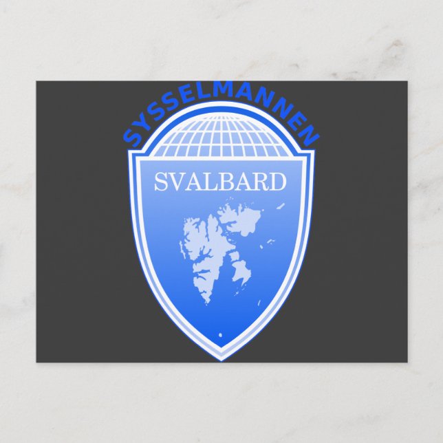 Carte Postale le Gouverneur Svalbard, Norvège (Devant)