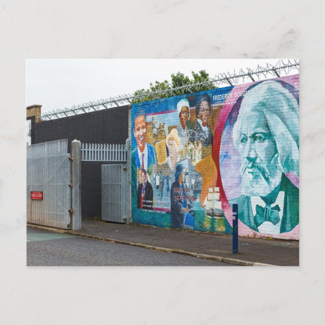 Carte Postale Le graffiti de Belfast Irlande (Devant)