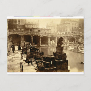 Carte Postale Le Grand Bain Romain, Bain (photo b/w)