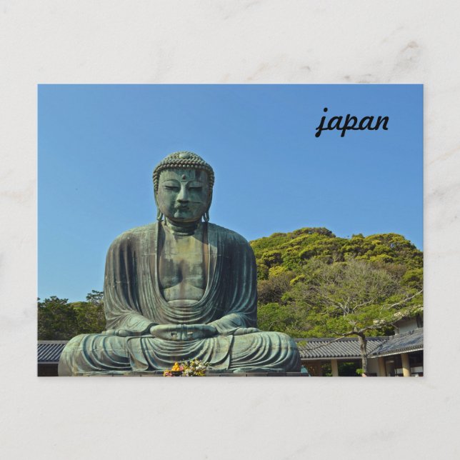 Carte Postale Le Grand Bouddha de Kamakura (Devant)