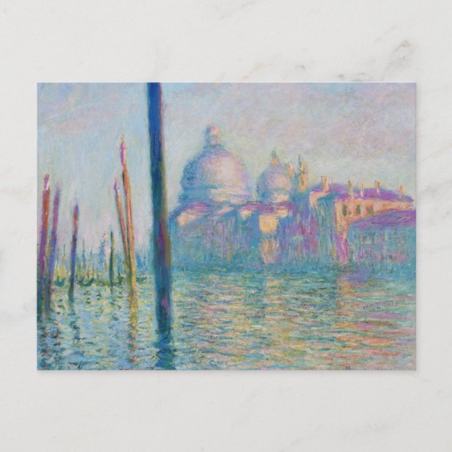Carte Postale Le Grand Canal, Venise par Claude Monet (1908) (Devant)