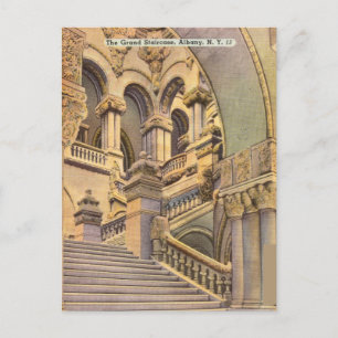 Carte Postale Le Grand Escalier, Albany, New York