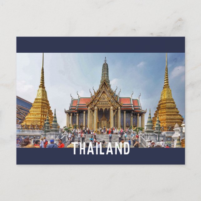 Carte Postale Le Grand Palais Bangkok Thaïlande (Devant)