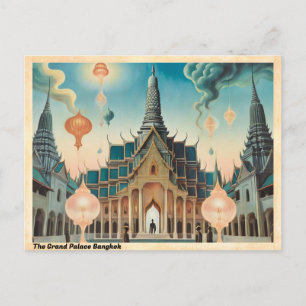 Carte Postale Le Grand Palais Bangkok Vintage voyage