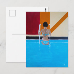 Carte Postale Le Grand Resort Peinture d'Alfred Fox
