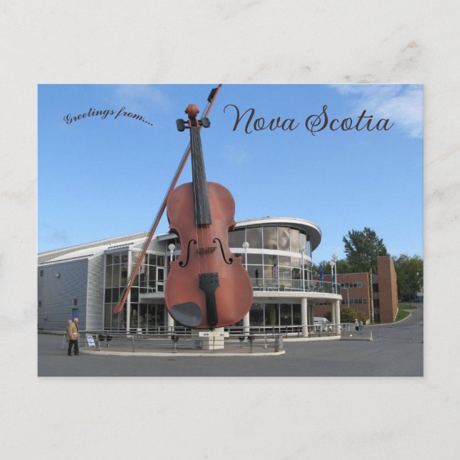 Carte Postale Le Grand Violon à Sydney en Nouvelle-Écosse (Devant)