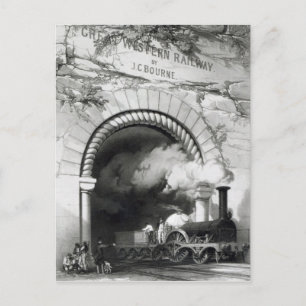 Carte Postale Le Great Western Railway, 1846