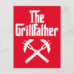 Carte Postale Le Grillfather Aux Chiens Chauds