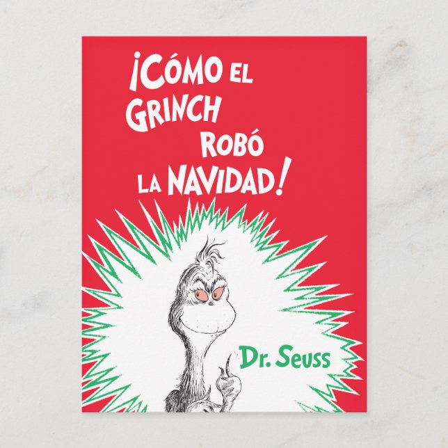 Carte Postale Le Grinch a volé Noël (Devant)
