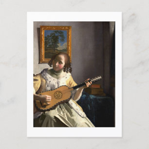 Carte Postale Le Guitare de Johannes Vermeer