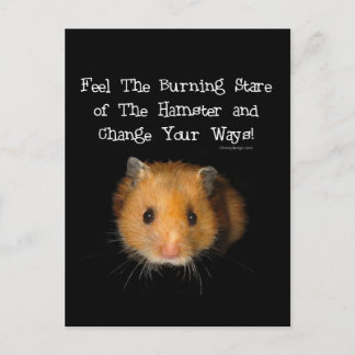 Carte Postale Le Hamster