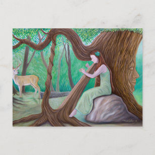 Carte postale "Le harpais et l'arbre"