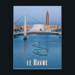 Carte Postale Le Havre Photo Vintage<br><div class="desc">Le Havre est une commune du nord-ouest de la France située dans le département de la Seine-Maritime en région Normandie. Elle se trouve sur la rive droite de l'estuaire de la Seine, au bord de la Manche. Son port est le deuxième de France après celui de Marseille pour le trafic...</div>