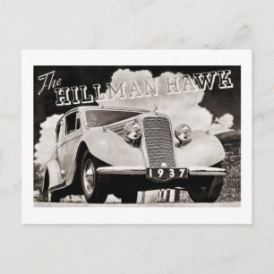 Carte Postale Le Hillman Hawk 1937