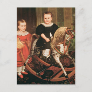 Carte Postale Le Hobby Horse, vers 1840