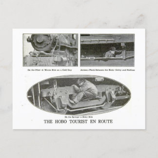 Carte Postale Le Hobo Tourist