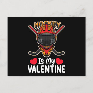 Carte Postale Le Hockey Est Ma Saint Valentin Sports De Glace