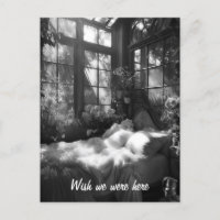 Le jardin boudoir B&W photo