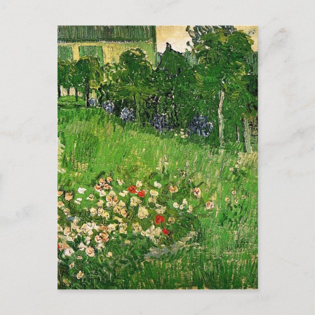 Carte Postale Le jardin de Daubigny. Vincent van Gogh. beau (Devant)