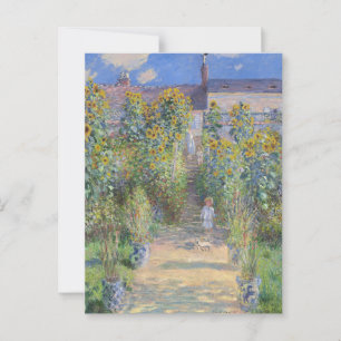 Carte Postale Le Jardin de l'artiste à Vétheuil, Monet