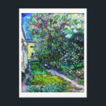 Carte Postale Le Jardin de l'Asile à Saint-Rémy, Van Gogh<br><div class="desc">Vincent Willem van Gogh (30 mars 1853 - 29 juillet 1890) était un peintre post-impressionniste hollandais qui est l'une des figures les plus célèbres et influentes de l'histoire de l'art occidental. En un peu plus de dix ans, il a créé environ 2100 oeuvres, dont environ 860 peintures à l'huile, dont...</div>