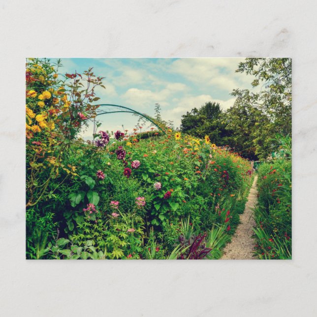Carte Postale Le jardin de Monet (Devant)