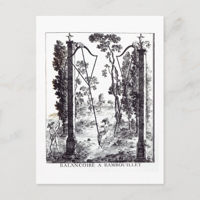 Carte Postale Le Jardin de Rambouillet, de "Details des (Devant)