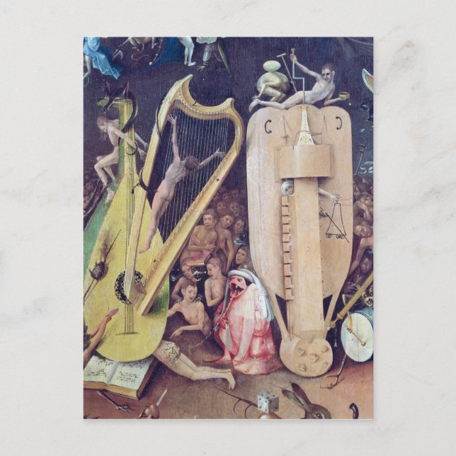 Carte Postale Le jardin des délices terrestres (Devant)