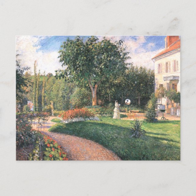 Carte Postale Le Jardin des Mathurins Camille Pissarro (Devant)